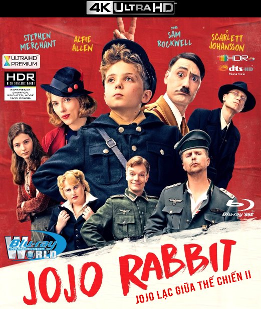 4KUHD-540. Jojo Rabbit 2019 - JoJo Lạc Giữa Thế Chiến II 4K-66G (DTS-HD MA 5.1 - HDR 10+)